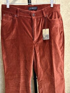 Peruvian Collection Velvet flare pants NWT